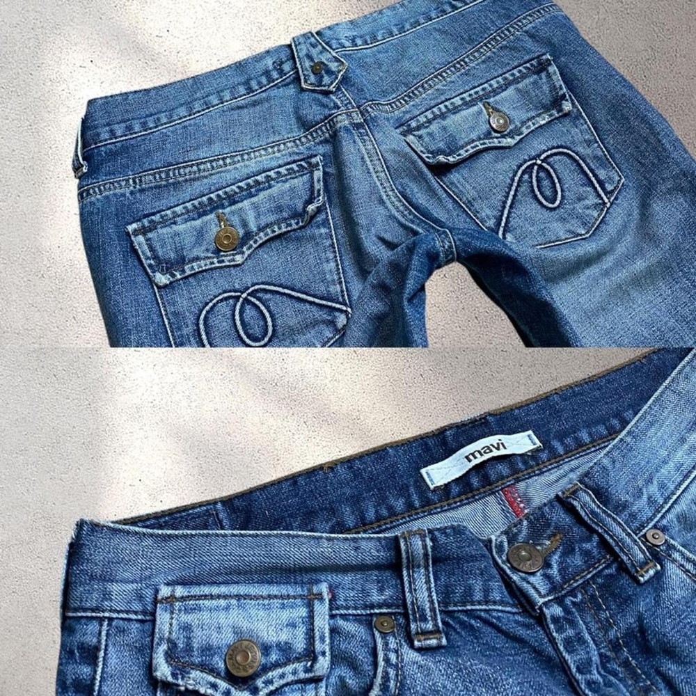 Mavi Low Rise Bootcut Jeans - Picture 7 of 8